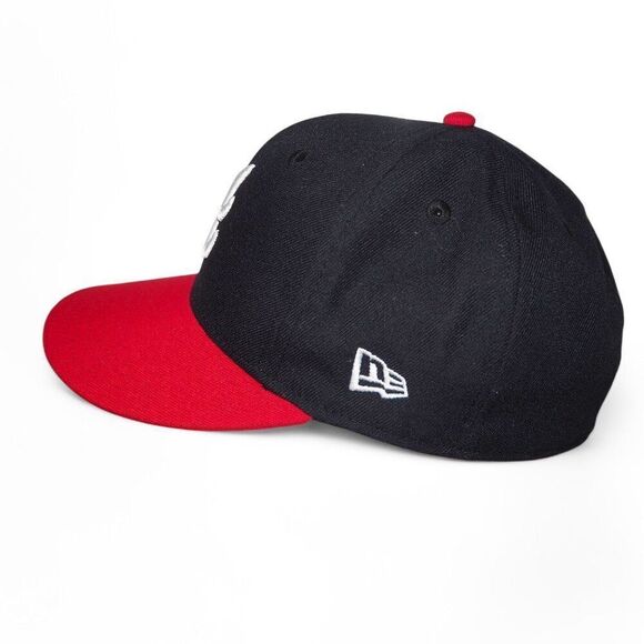 New Era 59FIFTY Atlanta Braves Major League Baseball Fitted Hat 7 1/4 - Picture 2 of 6